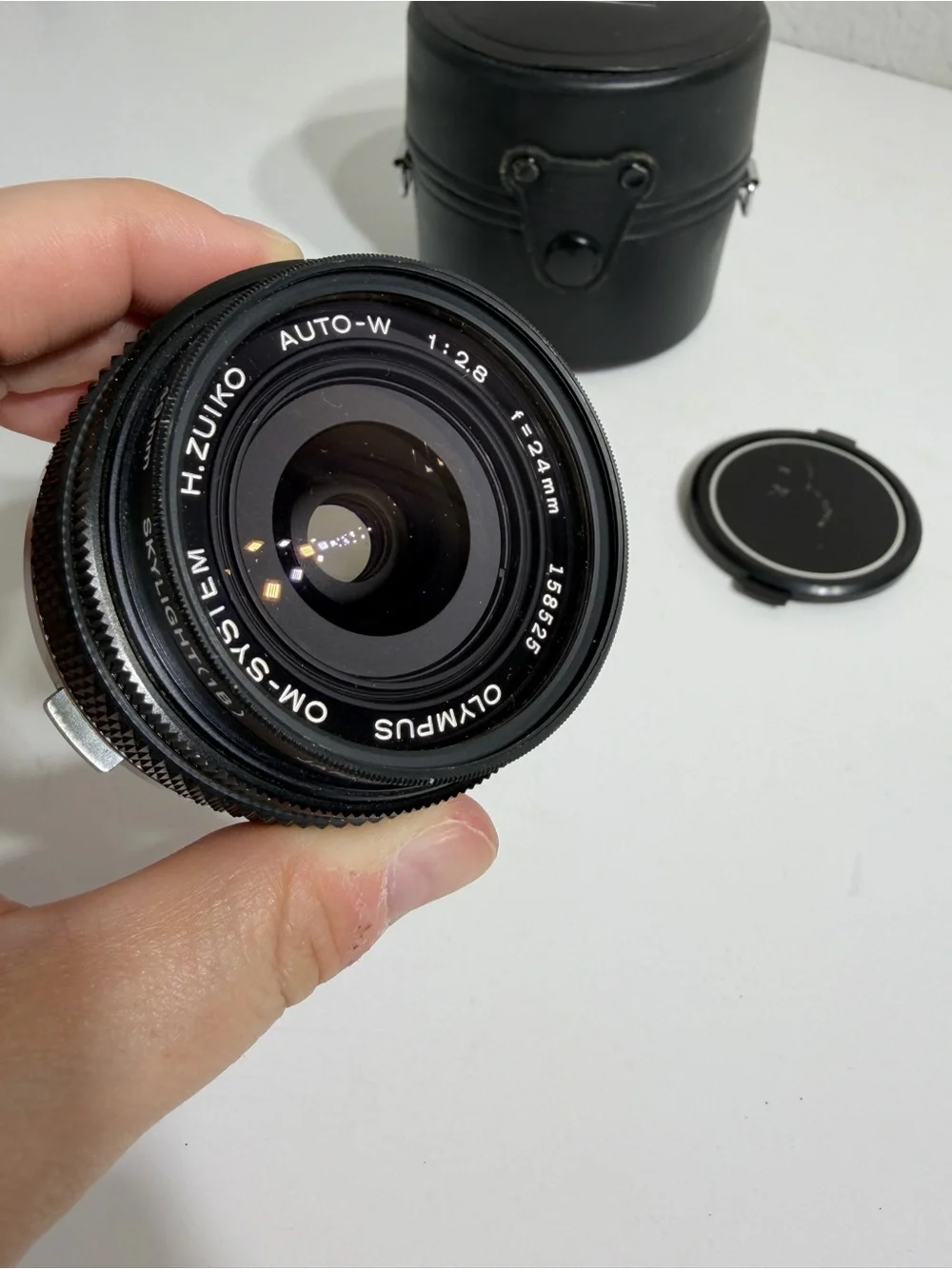 Olympus 24mm F2.8 Lens with Case